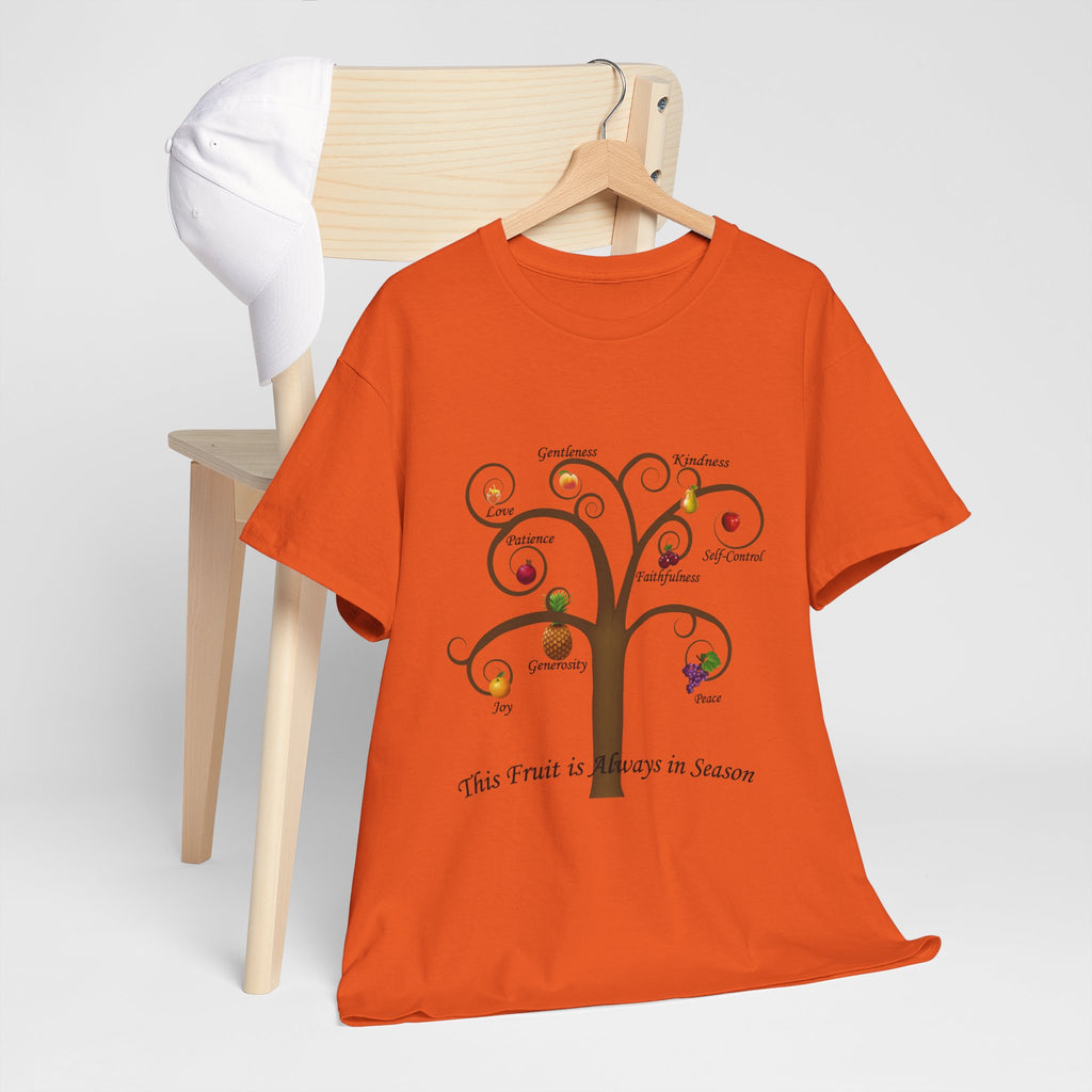Unisex Heavy Cotton Tee with Inspirational Fruit Tree Design, Nature Lover Gift, Eco-Friendly Apparel, Seasonal Inspiration Shirt, [...]