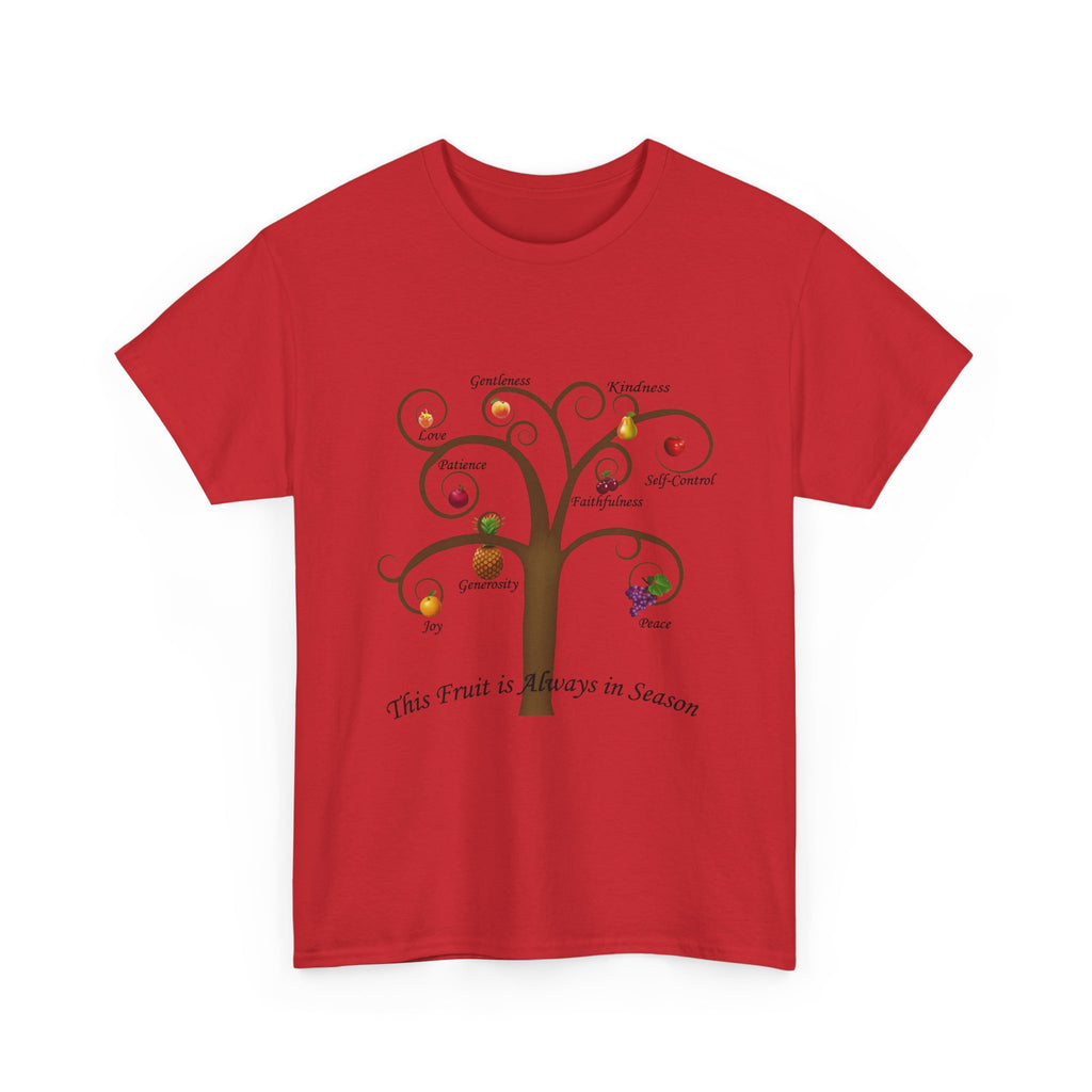 Unisex Heavy Cotton Tee with Inspirational Fruit Tree Design, Nature Lover Gift, Eco-Friendly Apparel, Seasonal Inspiration Shirt, [...]