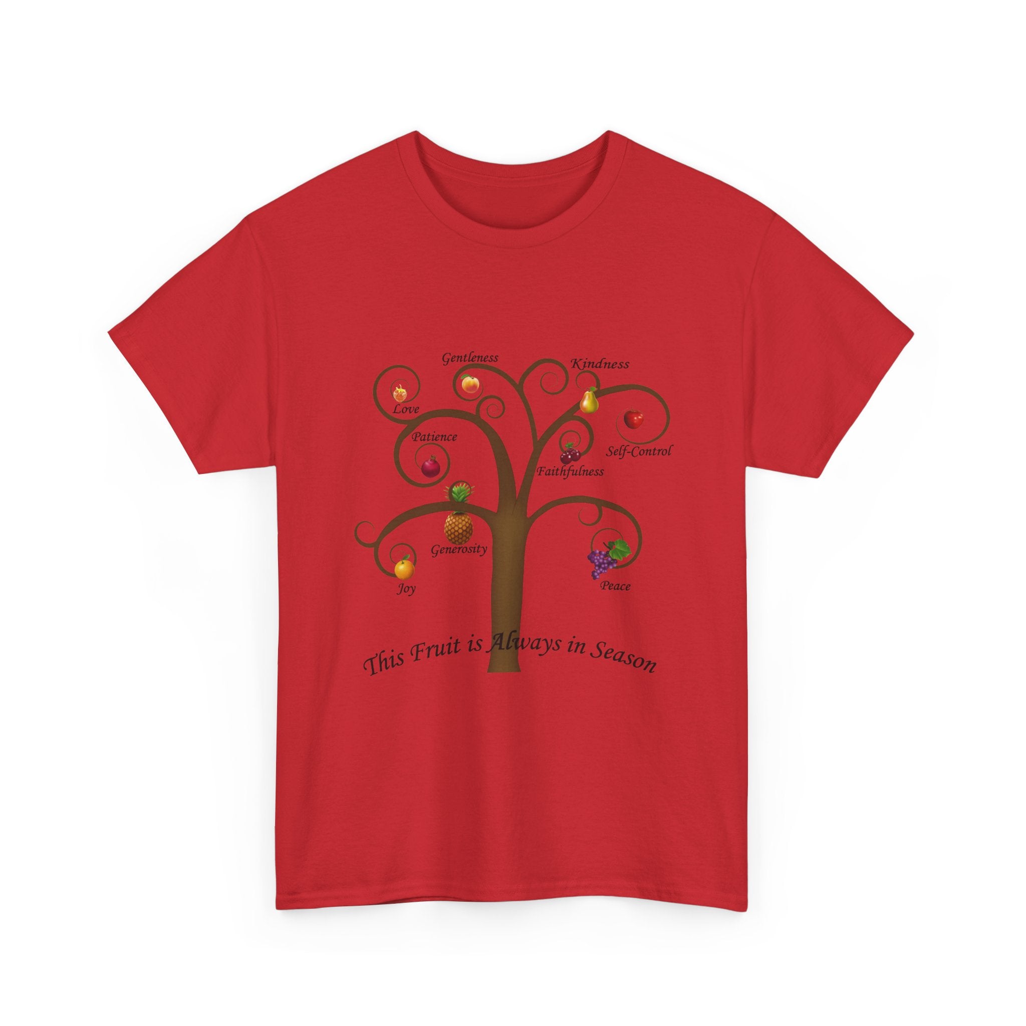 Unisex Heavy Cotton Tee with Inspirational Fruit Tree Design, Nature Lover Gift, Eco-Friendly Apparel, Seasonal Inspiration Shirt, [...]