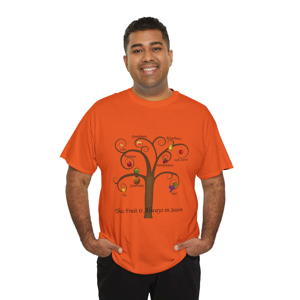 Unisex Heavy Cotton Tee with Inspirational Fruit Tree Design, Nature Lover Gift, Eco-Friendly Apparel, Seasonal Inspiration Shirt, [...]