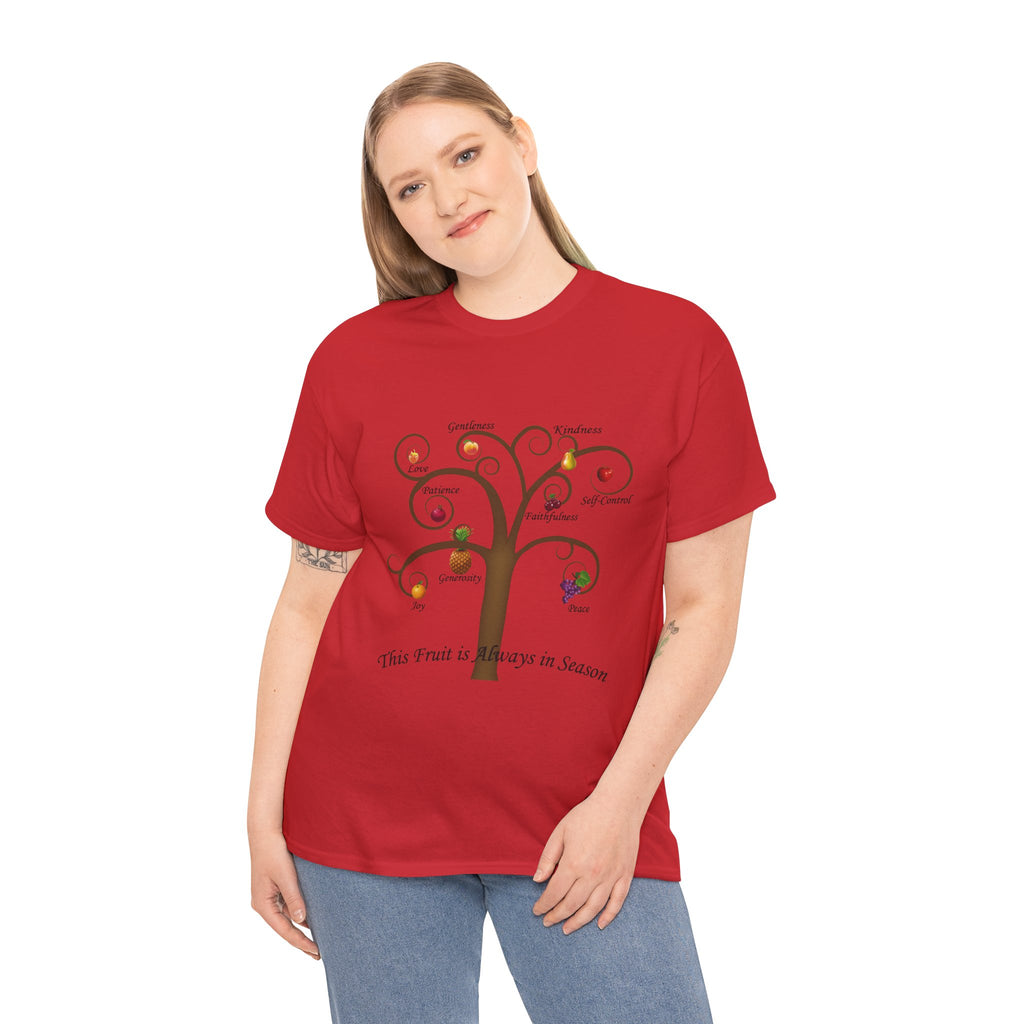 Unisex Heavy Cotton Tee with Inspirational Fruit Tree Design, Nature Lover Gift, Eco-Friendly Apparel, Seasonal Inspiration Shirt, [...]