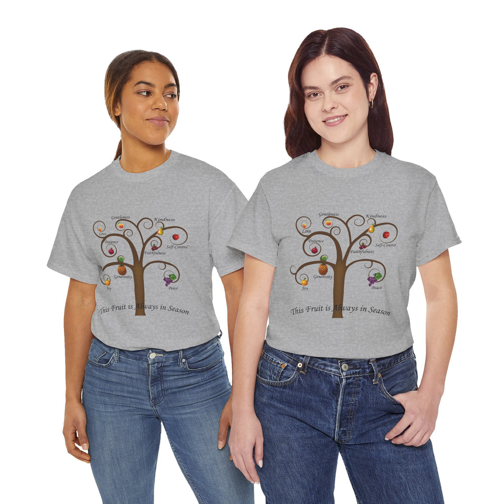 Unisex Heavy Cotton Tee with Inspirational Fruit Tree Design, Nature Lover Gift, Eco-Friendly Apparel, Seasonal Inspiration Shirt, [...]