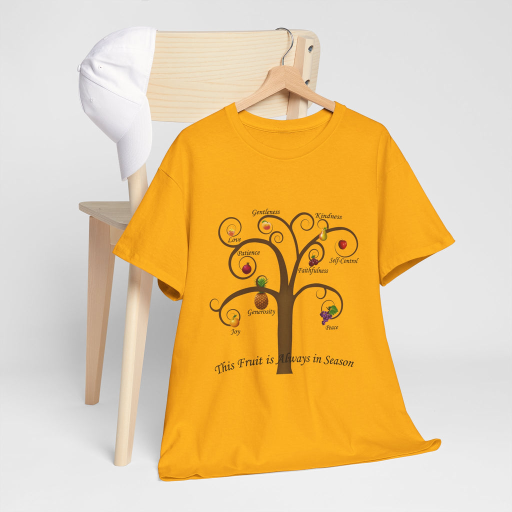 Unisex Heavy Cotton Tee with Inspirational Fruit Tree Design, Nature Lover Gift, Eco-Friendly Apparel, Seasonal Inspiration Shirt, [...]