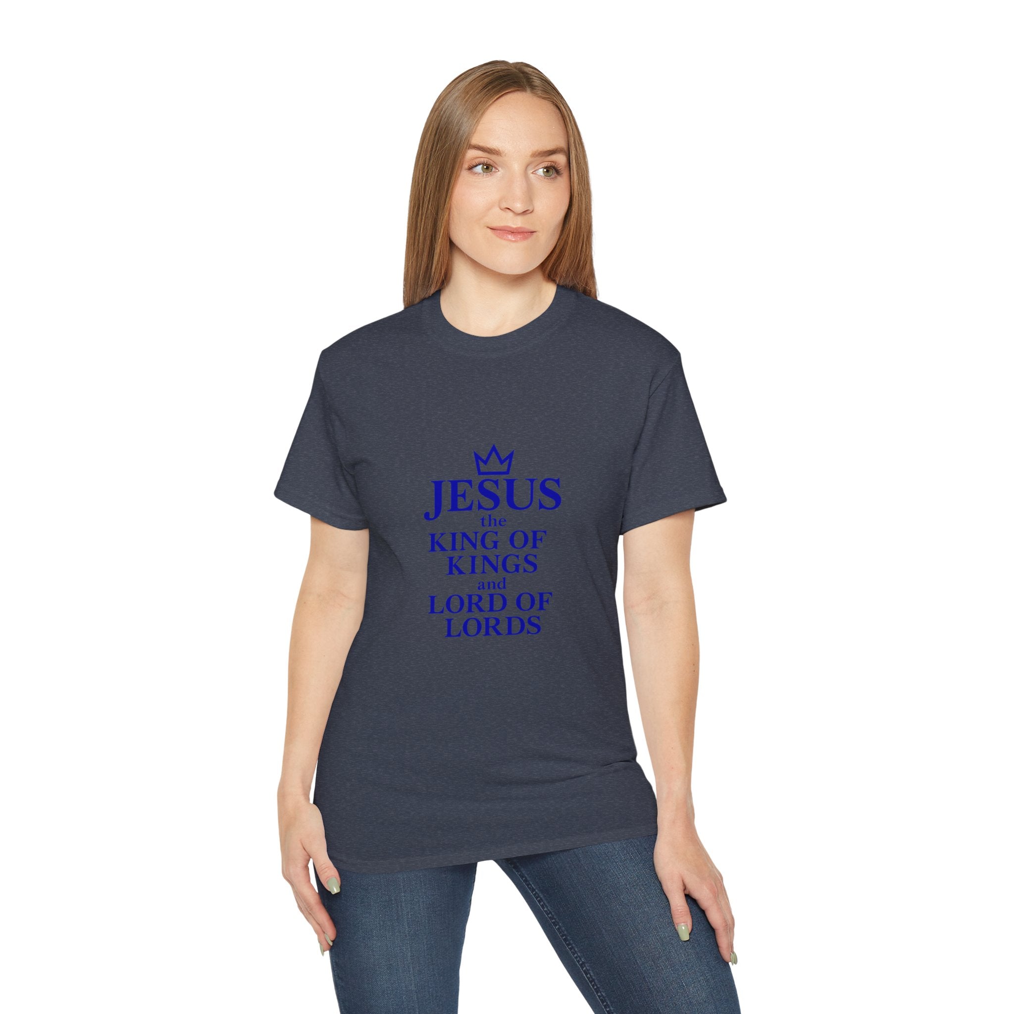 Jesus King of Kings Unisex Ultra Cotton Tee, Faith Shirt, Christian Apparel, Religious Gifts, Casual Wear, Church Outfits