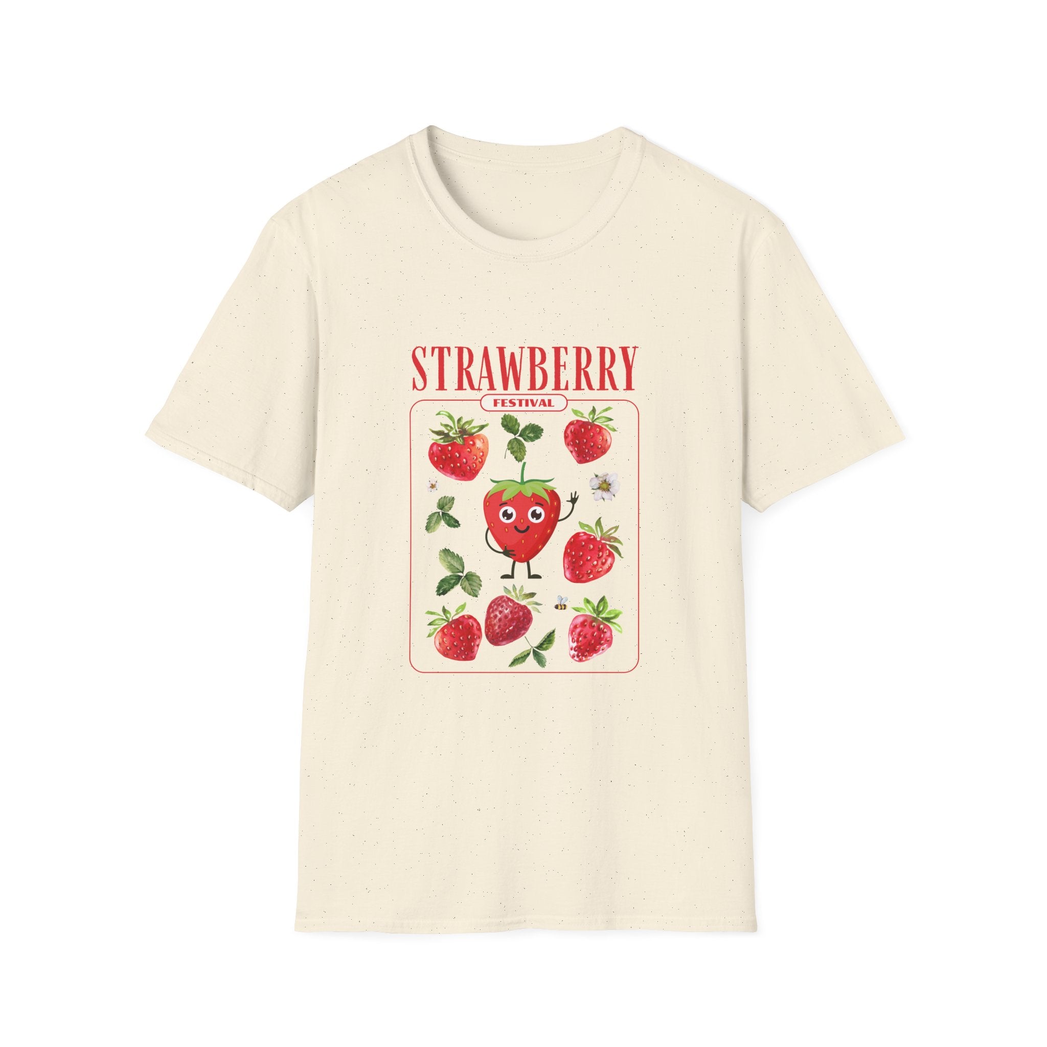 Strawberry Unisex Soft-Style T-Shirt — Comfort Meets Style