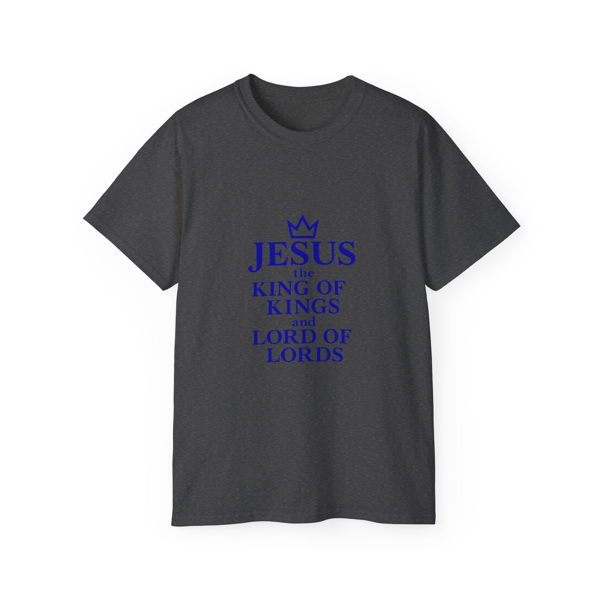 Jesus King of Kings Unisex Ultra Cotton Tee, Faith Shirt, Christian Apparel, Religious Gifts, Casual Wear, Church Outfits