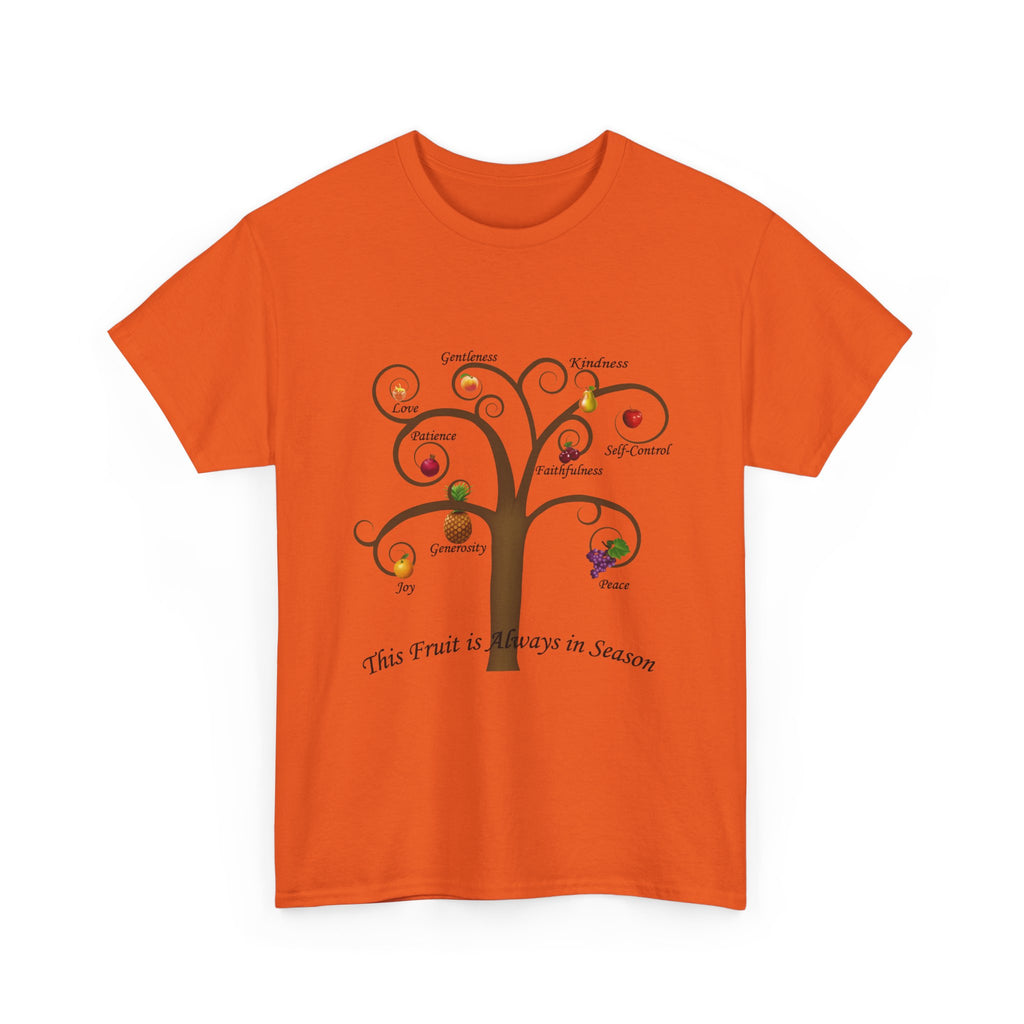 Unisex Heavy Cotton Tee with Inspirational Fruit Tree Design, Nature Lover Gift, Eco-Friendly Apparel, Seasonal Inspiration Shirt, [...]