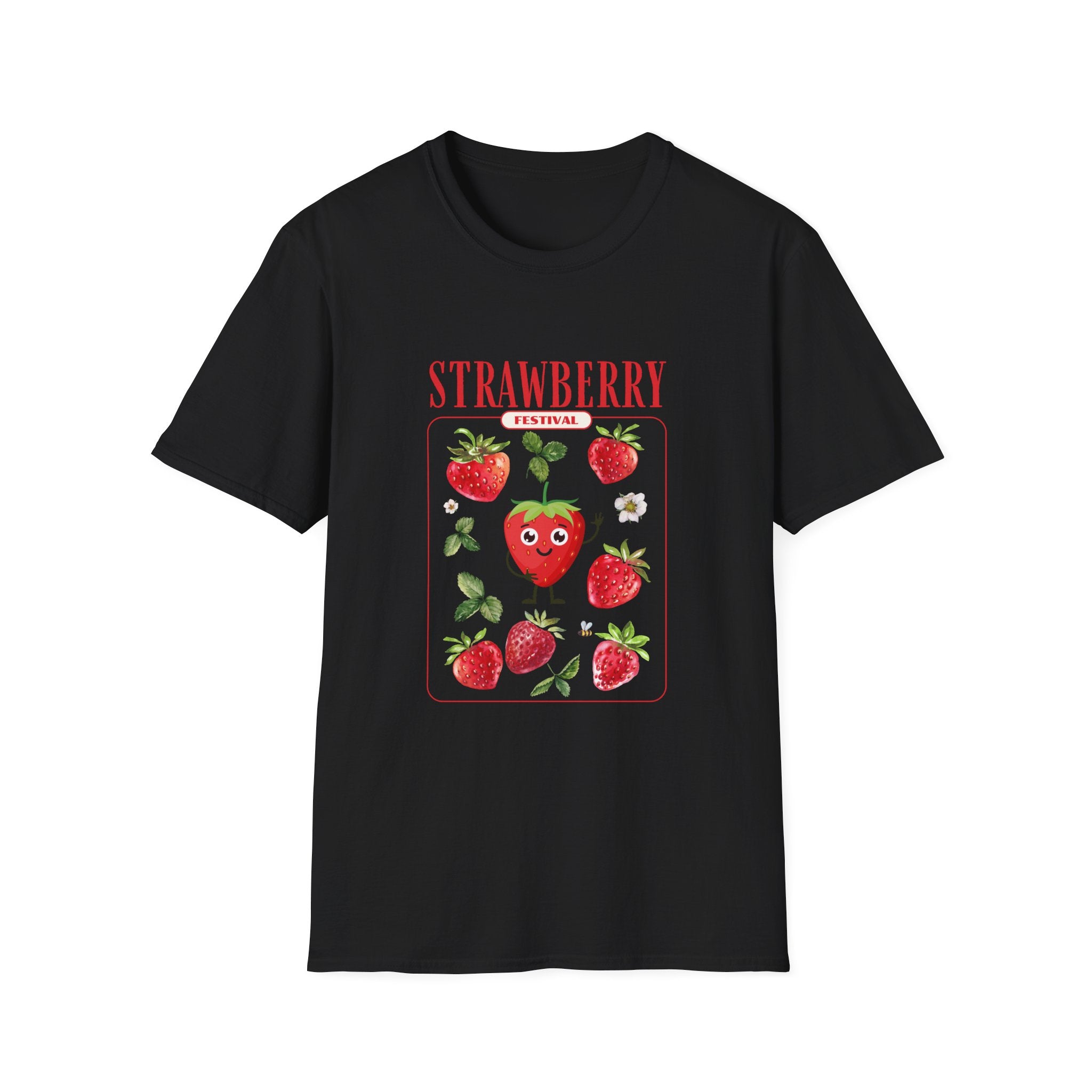 Strawberry Unisex Soft-Style T-Shirt — Comfort Meets Style