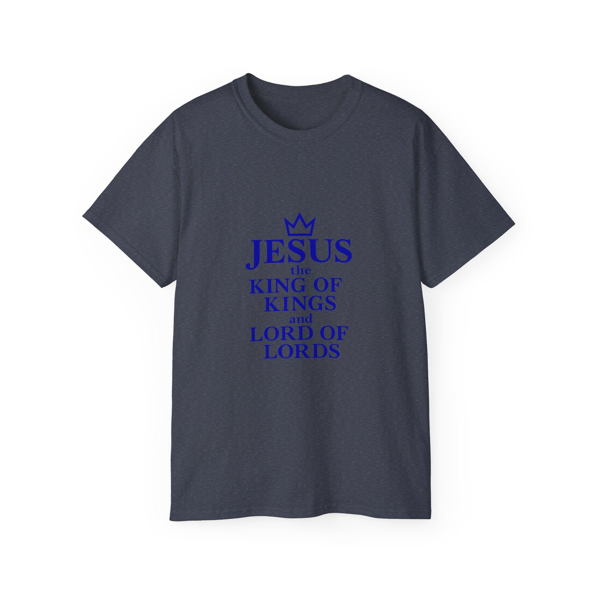 Jesus King of Kings Unisex Ultra Cotton Tee, Faith Shirt, Christian Apparel, Religious Gifts, Casual Wear, Church Outfits