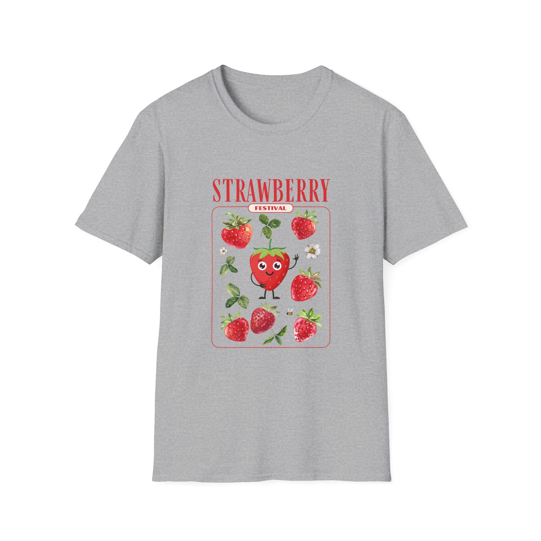 Strawberry Unisex Soft-Style T-Shirt — Comfort Meets Style