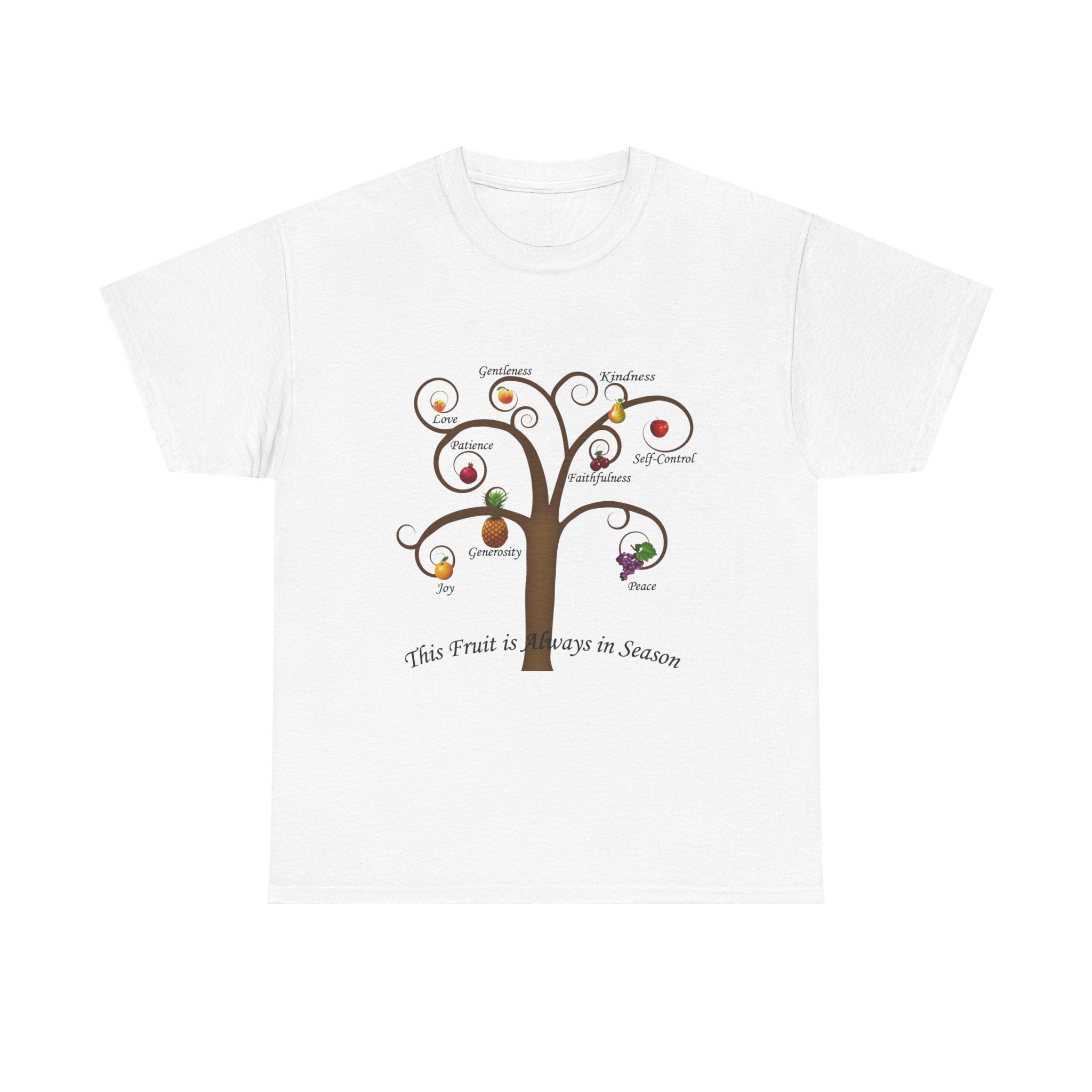 Unisex Heavy Cotton Tee with Inspirational Fruit Tree Design, Nature Lover Gift, Eco-Friendly Apparel, Seasonal Inspiration Shirt, [...]
