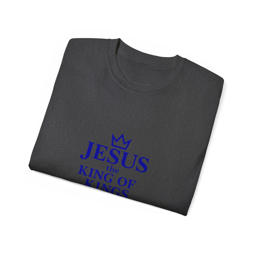 Jesus King of Kings Unisex Ultra Cotton Tee, Faith Shirt, Christian Apparel, Religious Gifts, Casual Wear, Church Outfits