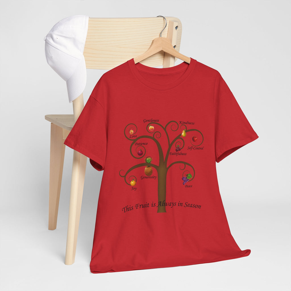Unisex Heavy Cotton Tee with Inspirational Fruit Tree Design, Nature Lover Gift, Eco-Friendly Apparel, Seasonal Inspiration Shirt, [...]
