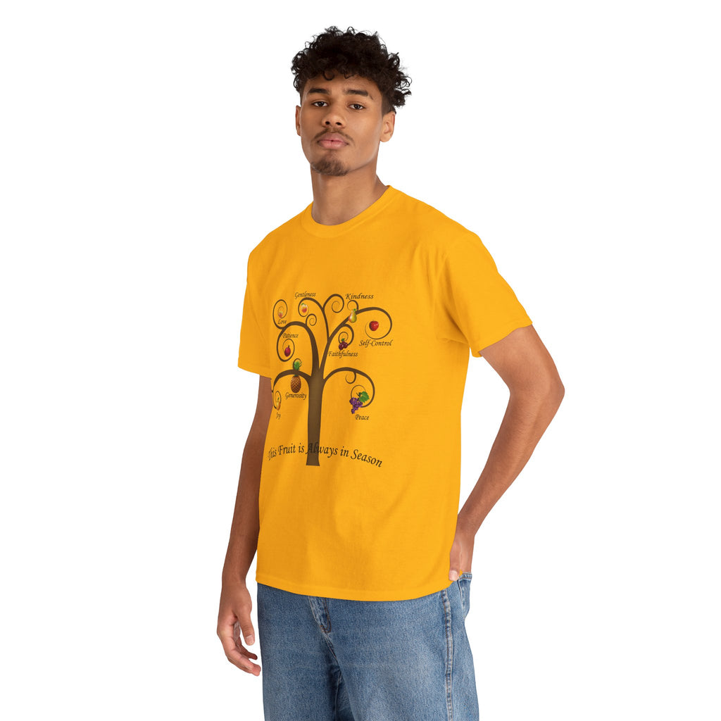 Unisex Heavy Cotton Tee with Inspirational Fruit Tree Design, Nature Lover Gift, Eco-Friendly Apparel, Seasonal Inspiration Shirt, [...]