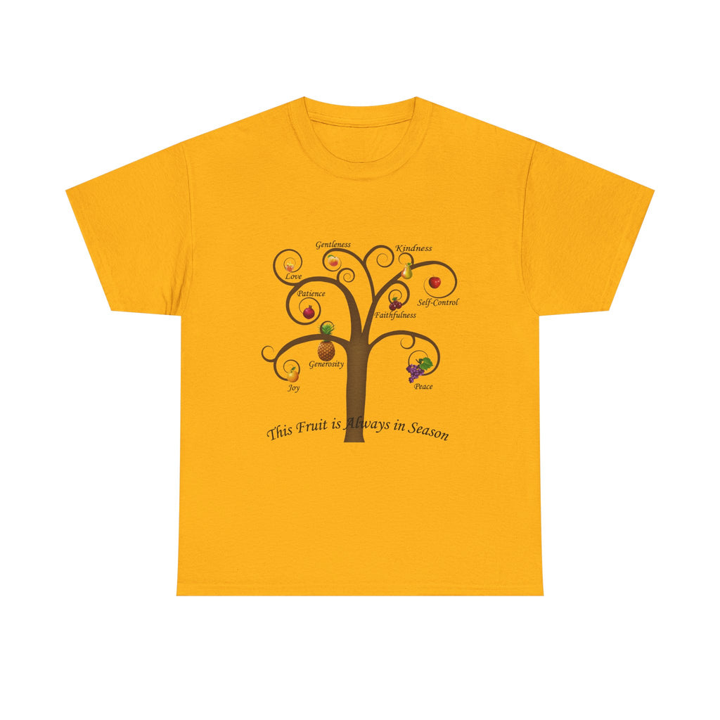 Unisex Heavy Cotton Tee with Inspirational Fruit Tree Design, Nature Lover Gift, Eco-Friendly Apparel, Seasonal Inspiration Shirt, [...]