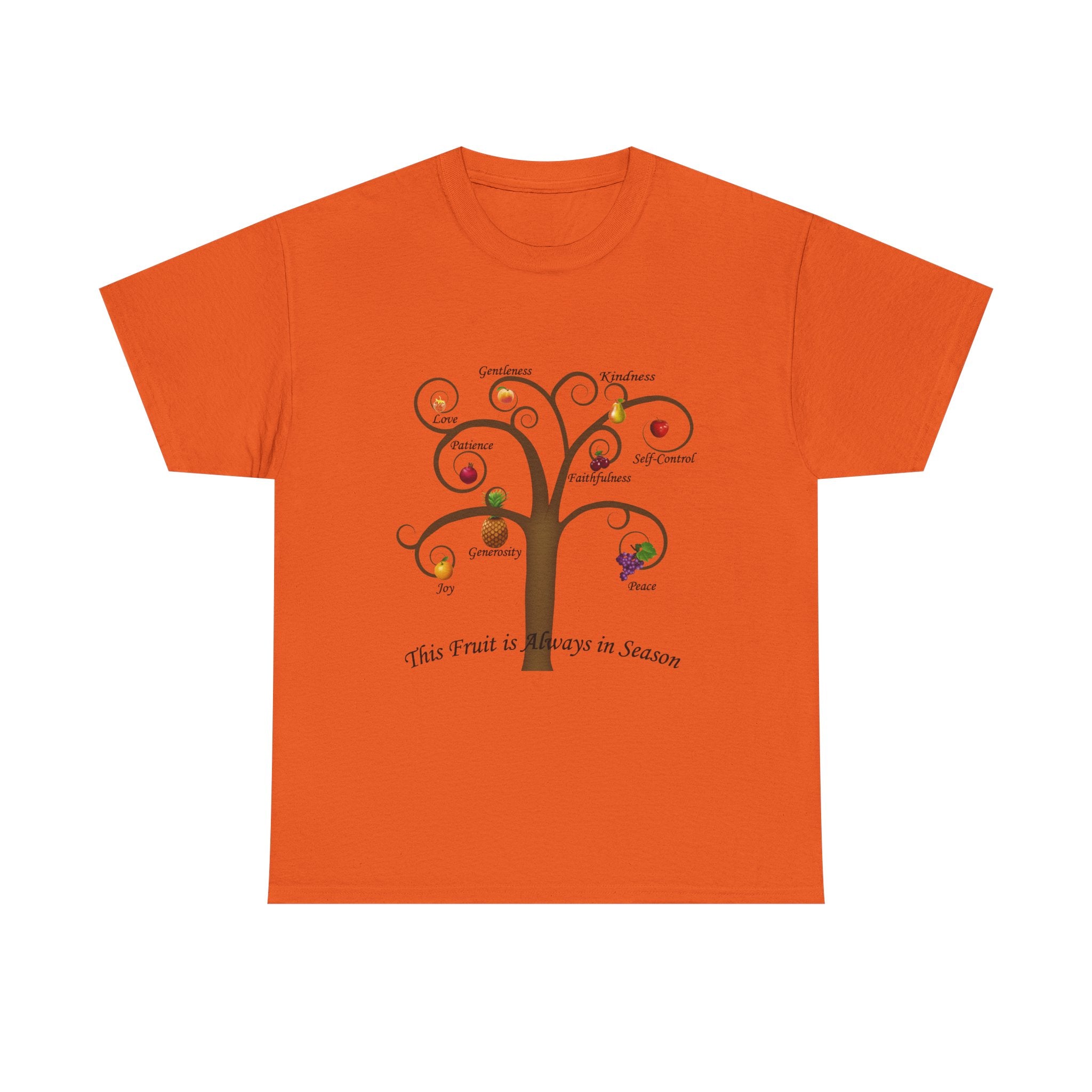 Unisex Heavy Cotton Tee with Inspirational Fruit Tree Design, Nature Lover Gift, Eco-Friendly Apparel, Seasonal Inspiration Shirt, [...]
