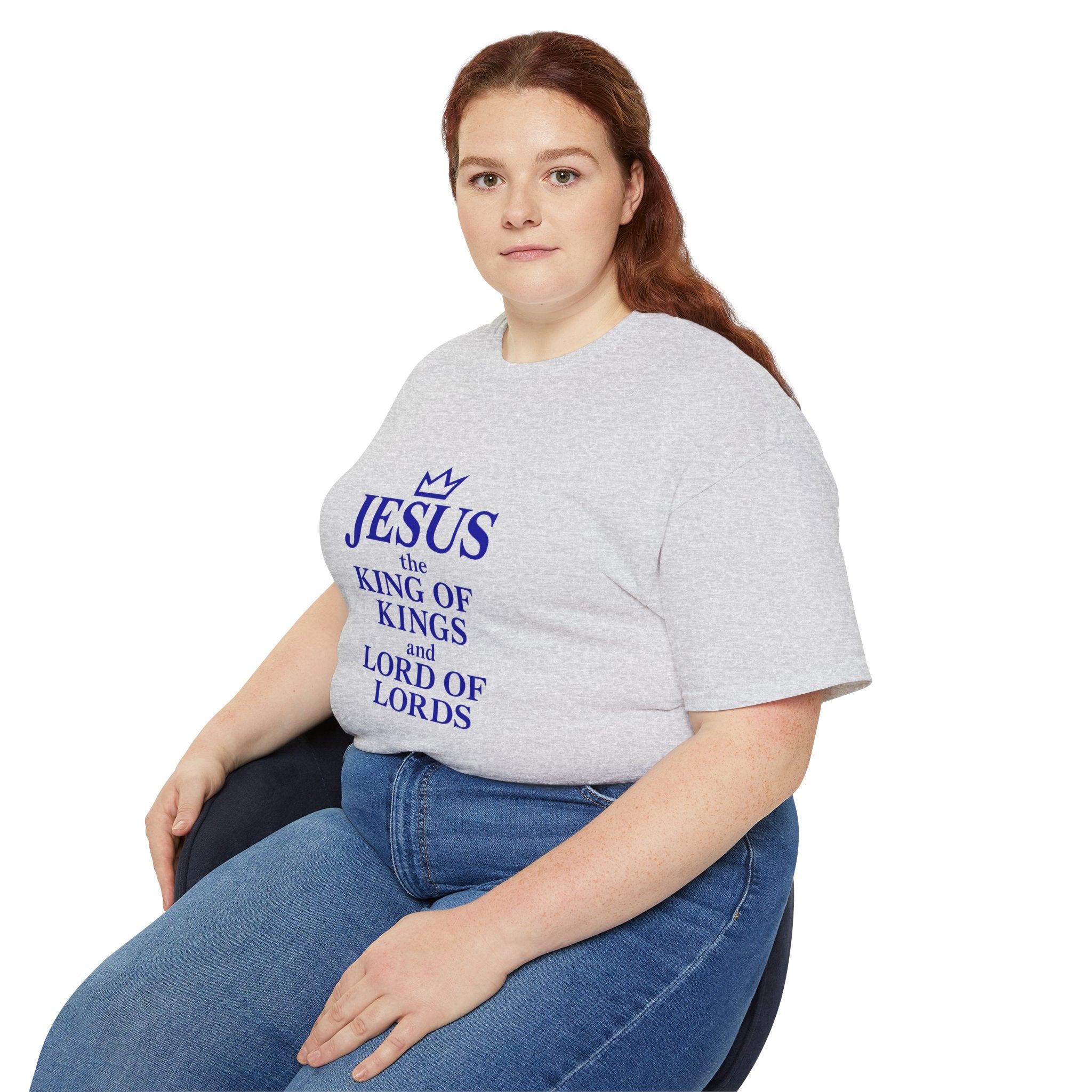 Jesus King of Kings Unisex Ultra Cotton Tee, Faith Shirt, Christian Apparel, Religious Gifts, Casual Wear, Church Outfits