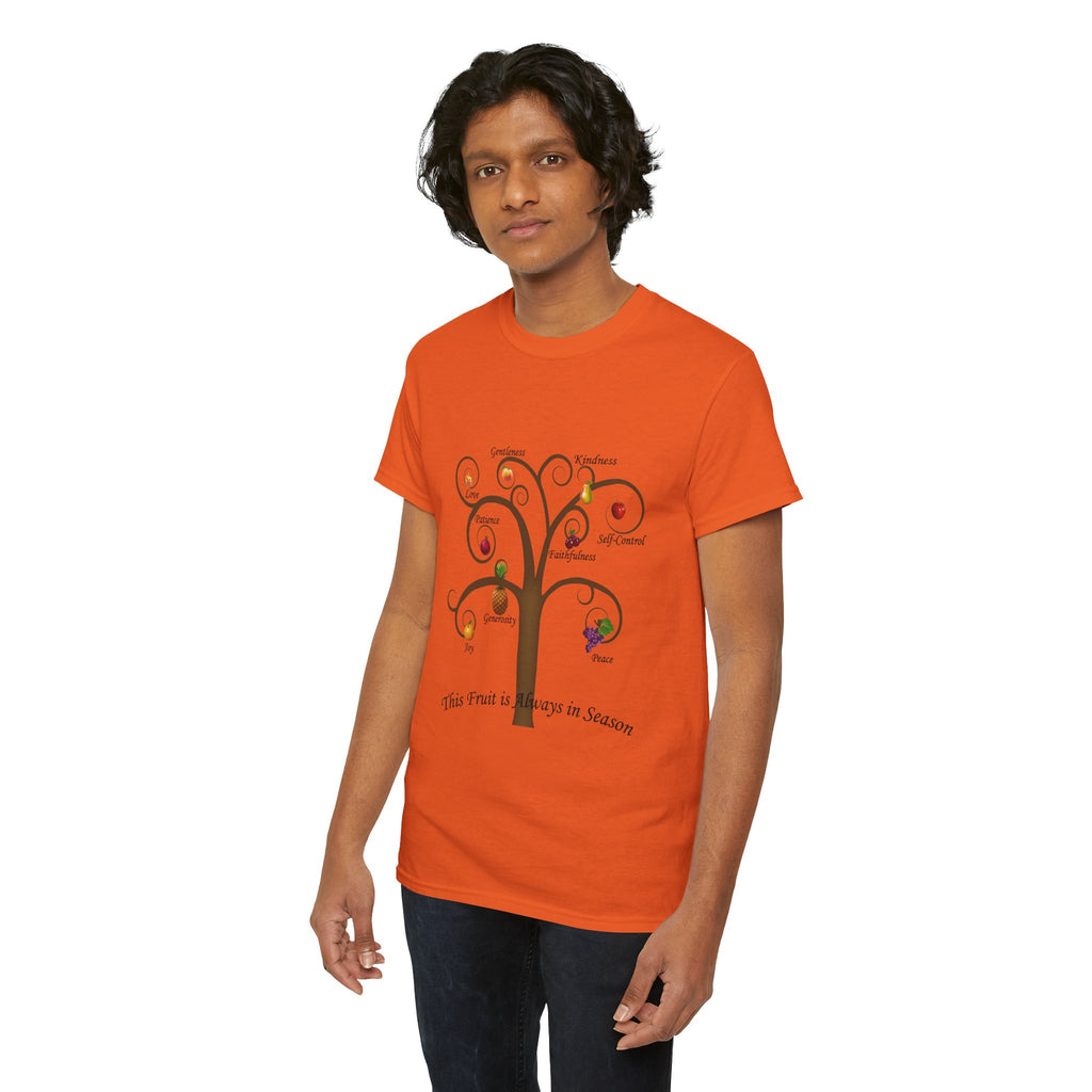 Unisex Heavy Cotton Tee with Inspirational Fruit Tree Design, Nature Lover Gift, Eco-Friendly Apparel, Seasonal Inspiration Shirt, [...]