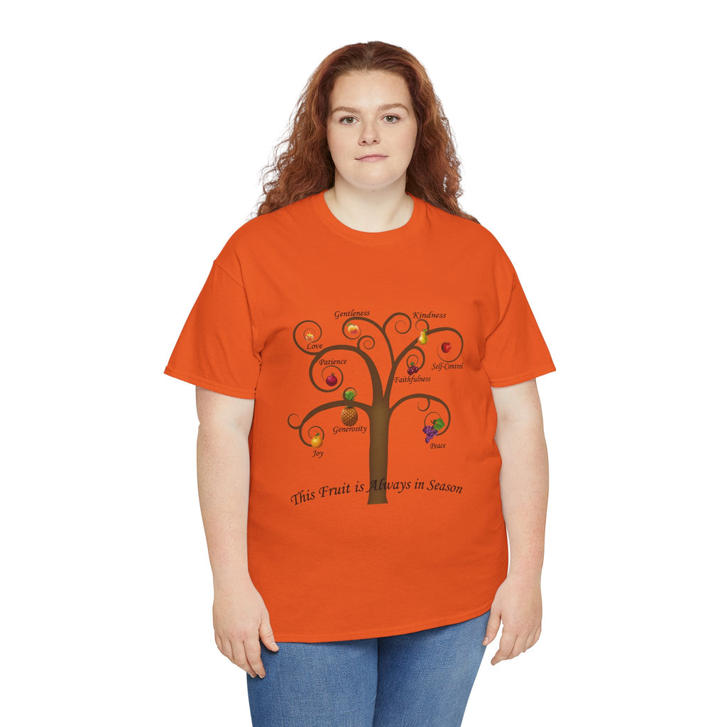 Unisex Heavy Cotton Tee with Inspirational Fruit Tree Design, Nature Lover Gift, Eco-Friendly Apparel, Seasonal Inspiration Shirt, [...]