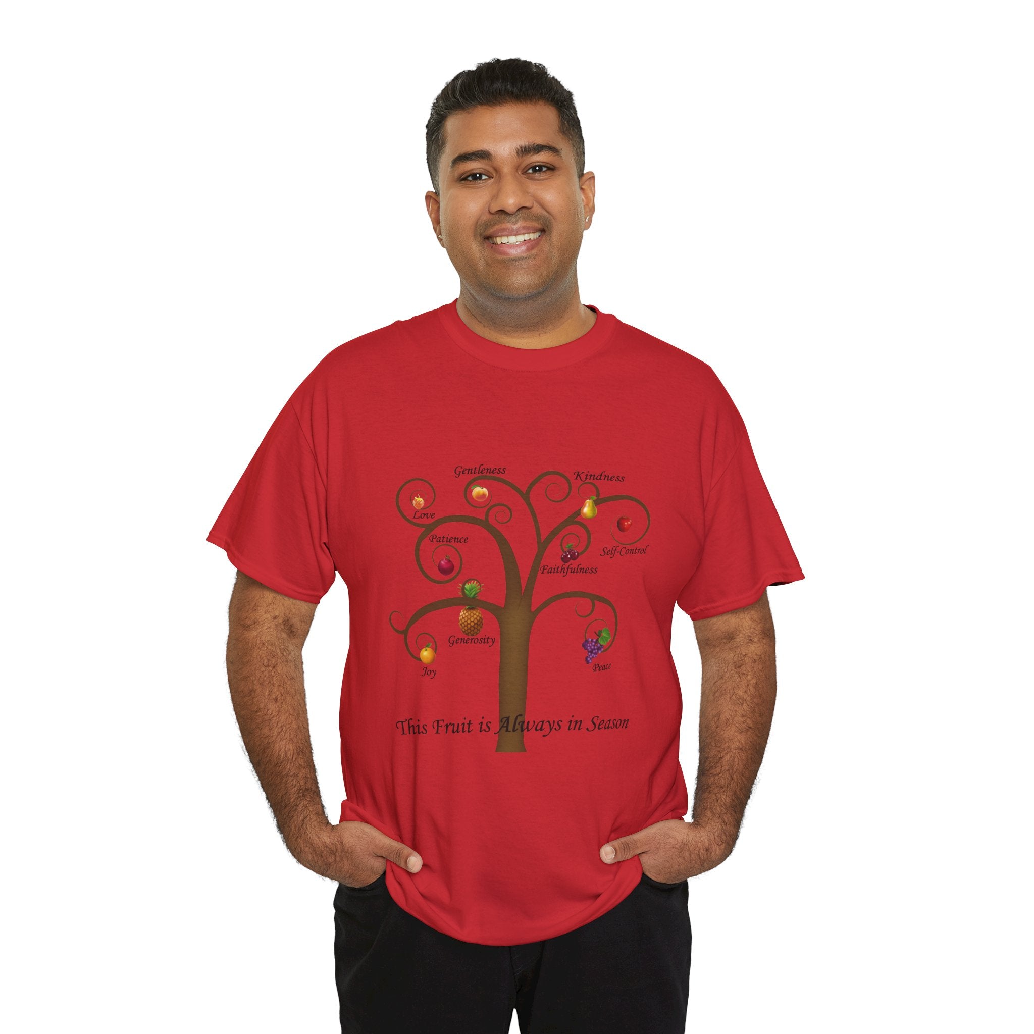 Unisex Heavy Cotton Tee with Inspirational Fruit Tree Design, Nature Lover Gift, Eco-Friendly Apparel, Seasonal Inspiration Shirt, [...]