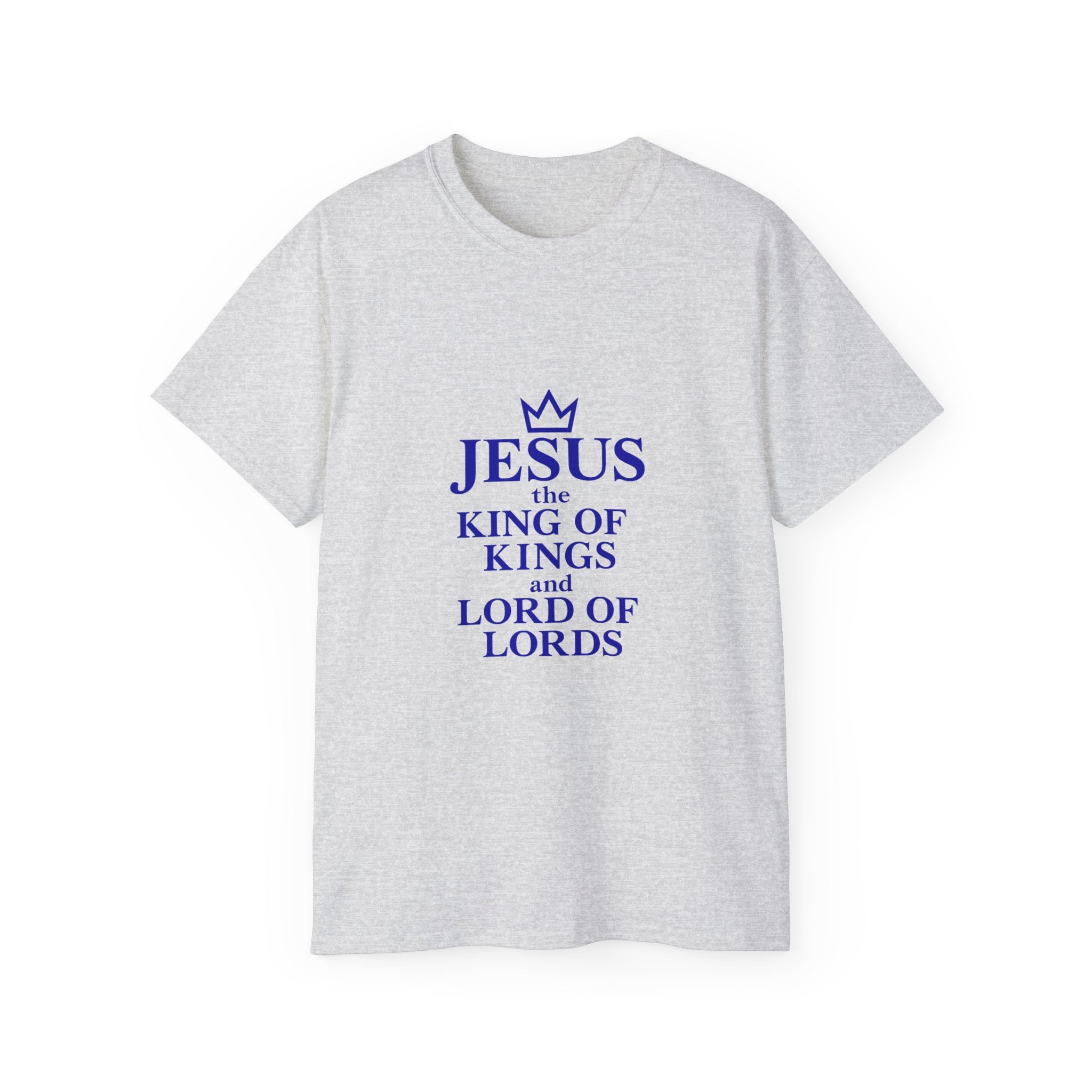 Jesus King of Kings Unisex Ultra Cotton Tee, Faith Shirt, Christian Apparel, Religious Gifts, Casual Wear, Church Outfits