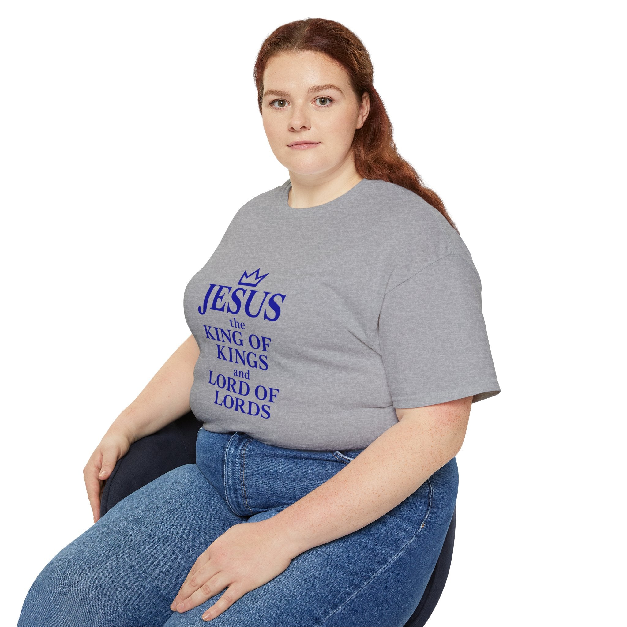 Jesus King of Kings Unisex Ultra Cotton Tee, Faith Shirt, Christian Apparel, Religious Gifts, Casual Wear, Church Outfits