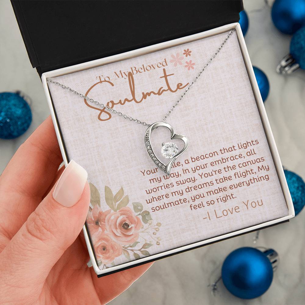 Forever Love Necklace for My Beloved Soulmate