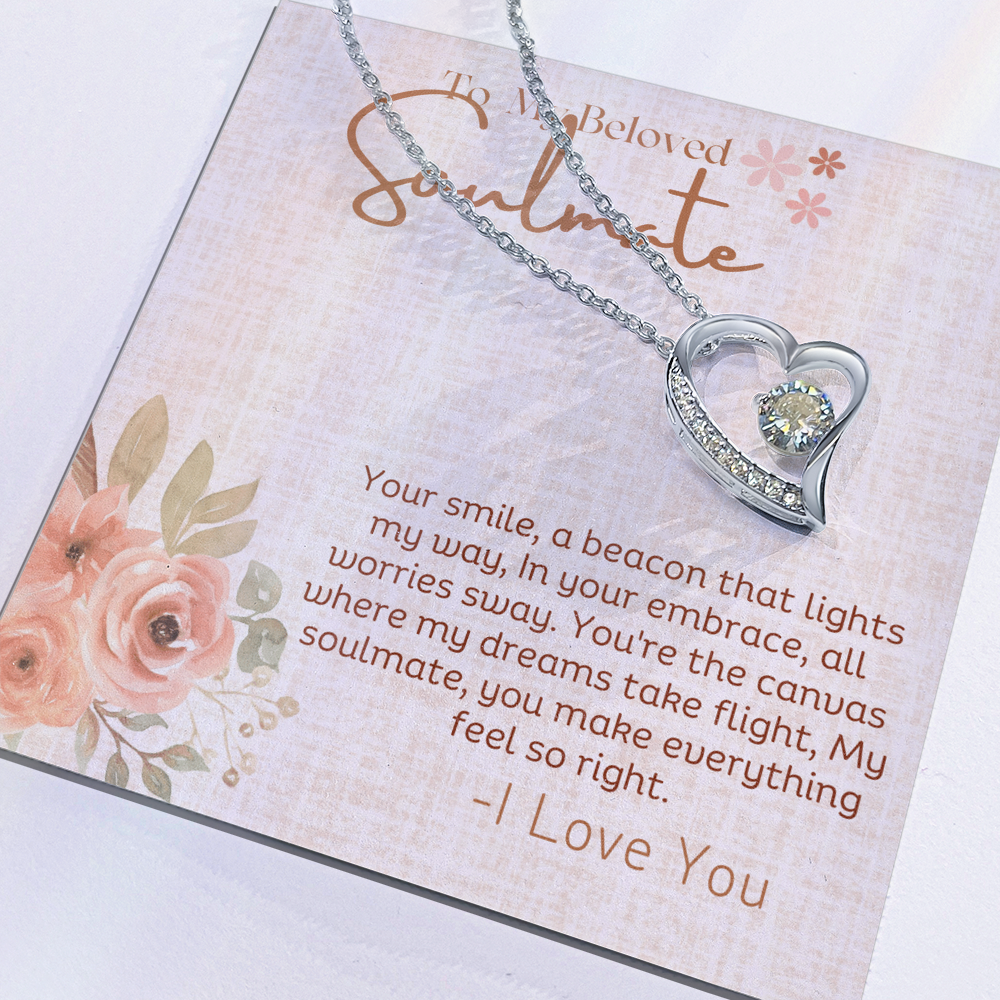 Forever Love Necklace for My Beloved Soulmate