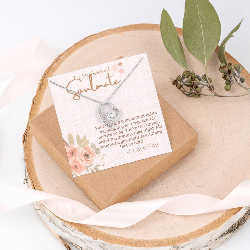 Forever Love Necklace for My Beloved Soulmate