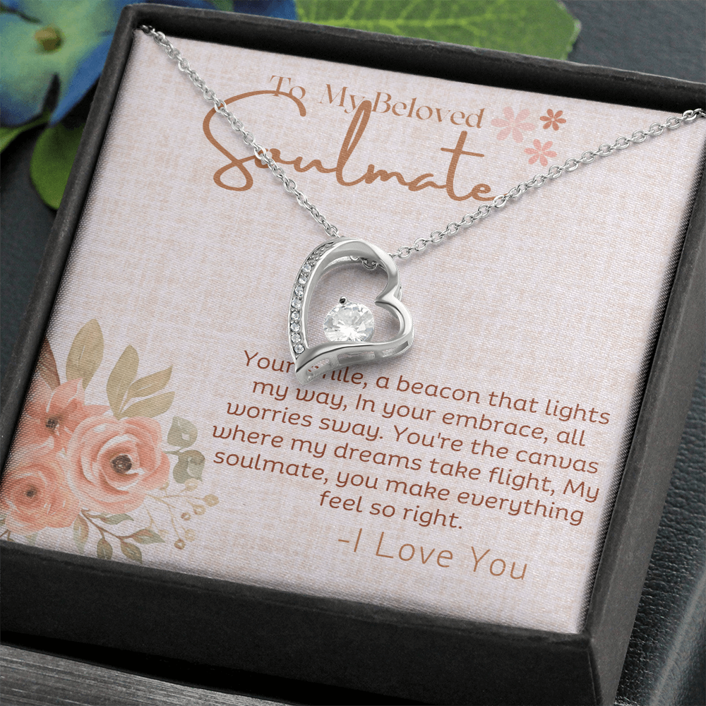 Forever Love Necklace for My Beloved Soulmate
