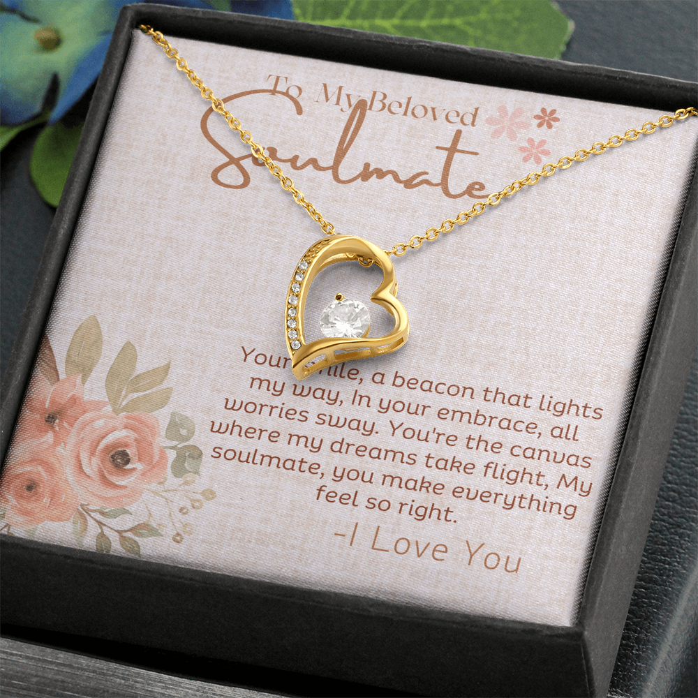 Forever Love Necklace for My Beloved Soulmate
