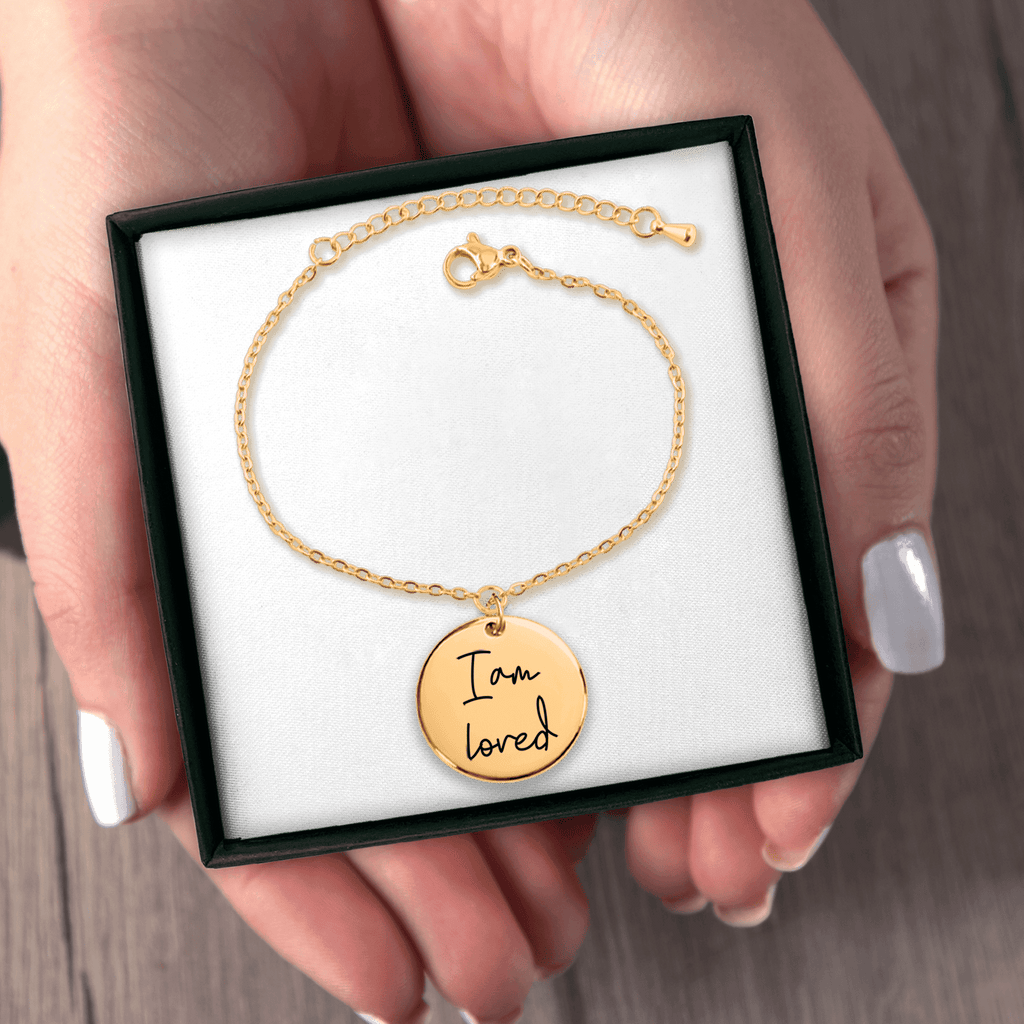 Affirmations Coin Bracelet