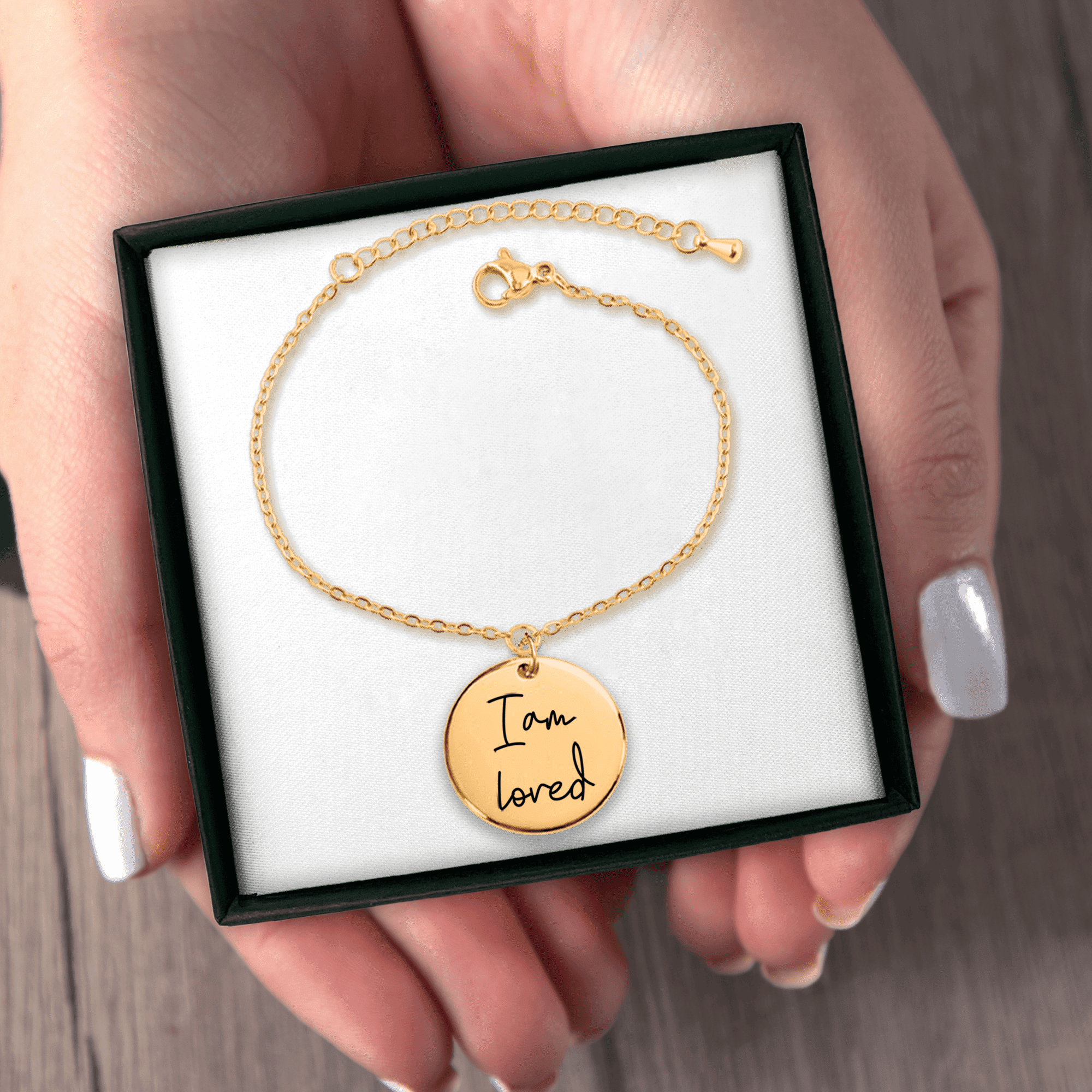 Affirmations Coin Bracelet